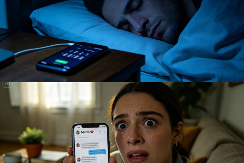 Vi el mensaje más sospechoso en el móvil de mi novio… y casi termino la relación por culpa de su madre