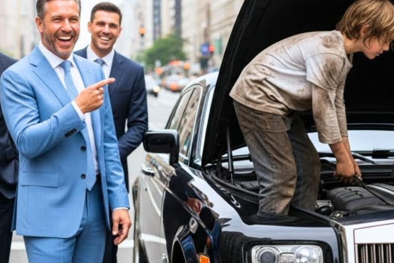 “Sé Cómo Arreglarlo” — El Millonario Se Rió… Pero El Niño Logró Lo Increíble