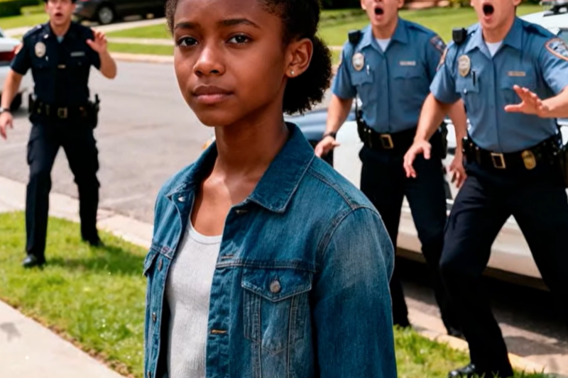Policías Acosan A La Chica Negra Equivocada Sin Saber Que Su Padre Es El Comandante.