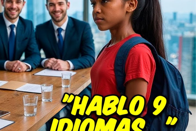 «Hablo 9 idiomas» —dijo orgullosa la chica negra… El millonario se rió, pero quedó en shock.