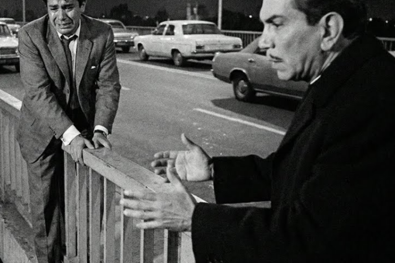 Cantinflas vio hombre en BORDE DE PUENTE a punto de saltar—lo que hizo en 25 minutos lo DESTRUYÓ