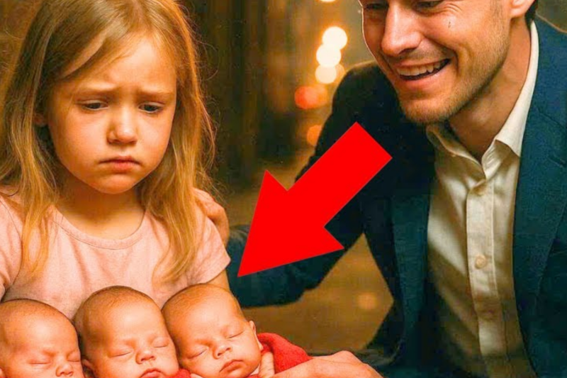 Niña pobre descubre trillizos, sin saber que son los hijos perdidos de un millonario…