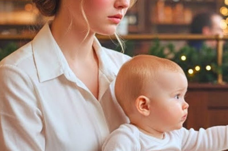 “Lo Siento, Traje A Mi Bebé” La camarera se disculpó antes de la cita a ciegas… pero lo que hizo el padre soltero dejó a todos en silencio