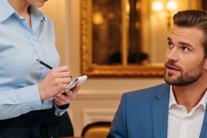 Un millonario hizo su pedido en un idioma extranjero para humillarla…pero jamás imaginó la respuesta