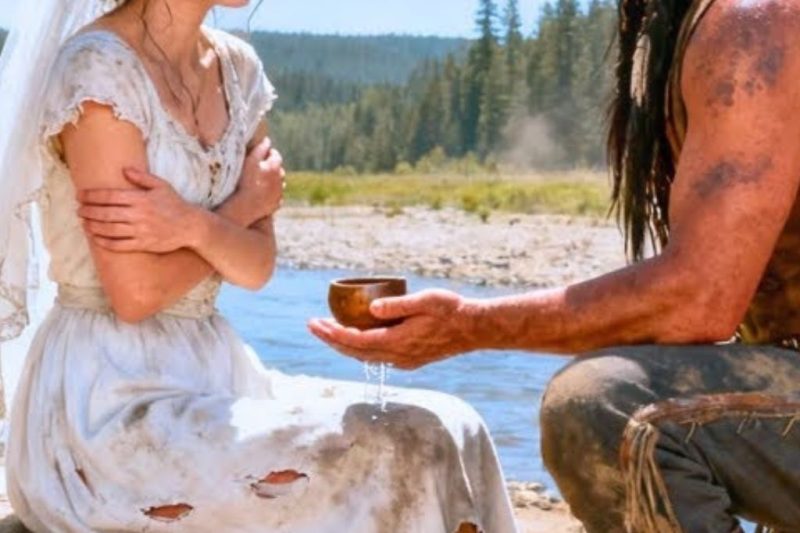 Un guerrero comanche salvó a una novia del peligro — y pidió cuidarla hasta sanar su miedo