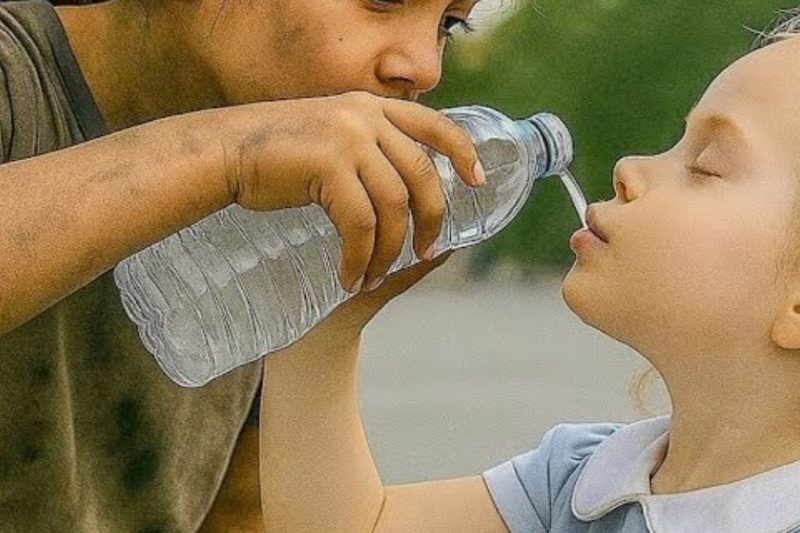 La hija del millonario era muda… hasta que una niña le dio agua y ocurrió lo imposible