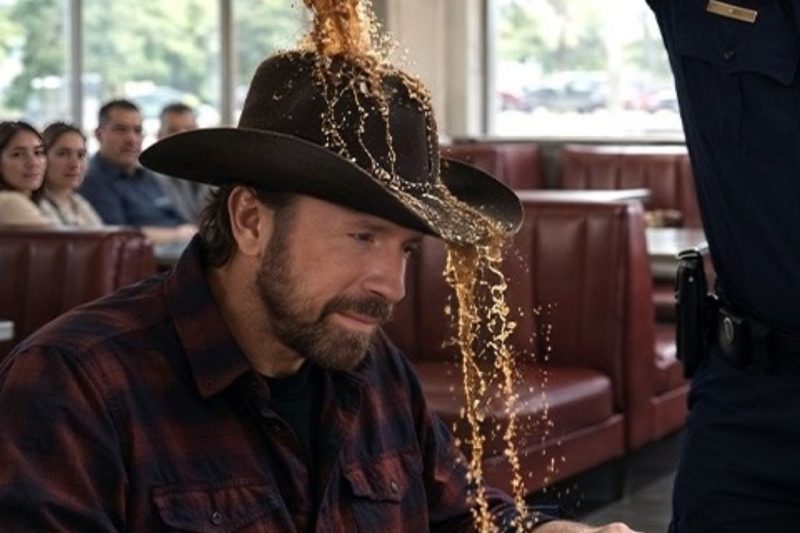 A Police Officer Humiliated a Man in a Diner — He Had No Idea It Was Chuck Norris