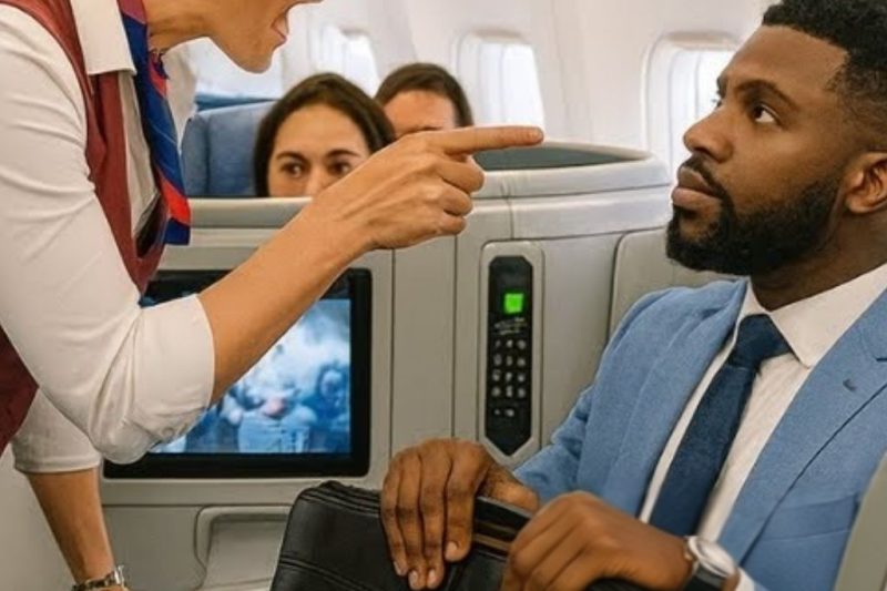Black CEO Kicked Out of VIP Seat for White Passenger —Froze When He Fired Them All Instantly