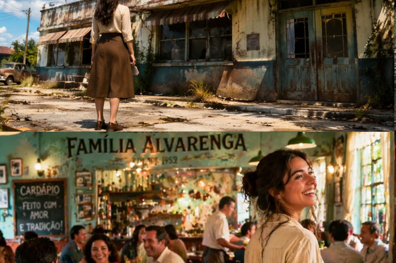 Una viuda hereda el antiguo restaurante familiar y transforma el dolor en un nuevo comienzo.