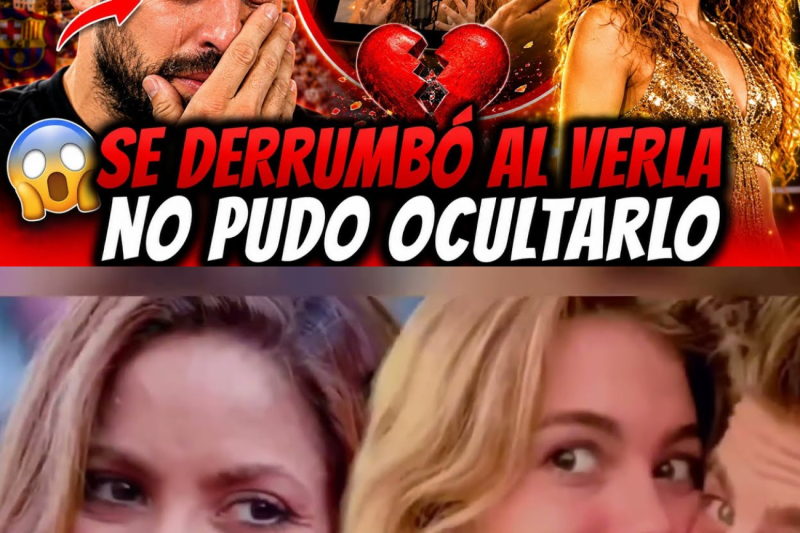 BOMBAZ0 MUNDIAL: Gerard Piqué se derrumba en lágrimas en plena calle tras escuchar un desgarrador mensaje de Shakira sobre sus hijos