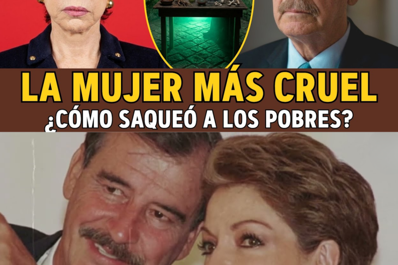 Marta Sahagún: ASQUEROSO Hechizo para Manipular al Presidente… Saqueó el Fondo de los POBRES.