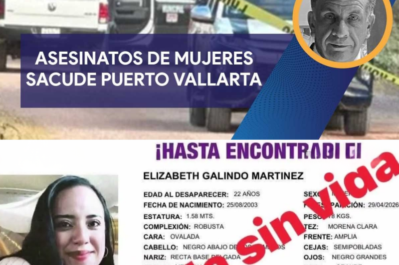 @sesinatos de mujeres sacude la Zona Turística de Puerto Vallarta