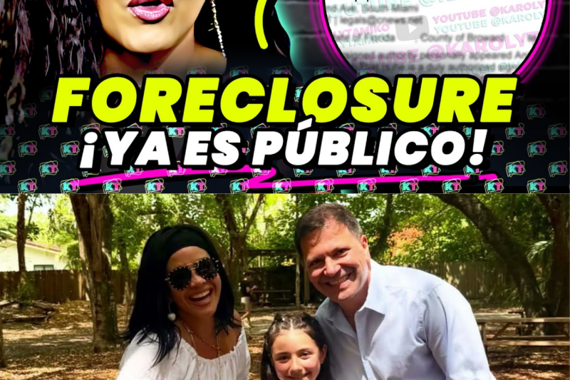 El Colapso Financiero de Carolina Sandoval: Entre Sonrisas Familiares, un Divorcio a Medias y el Escándalo de un Embargo Público