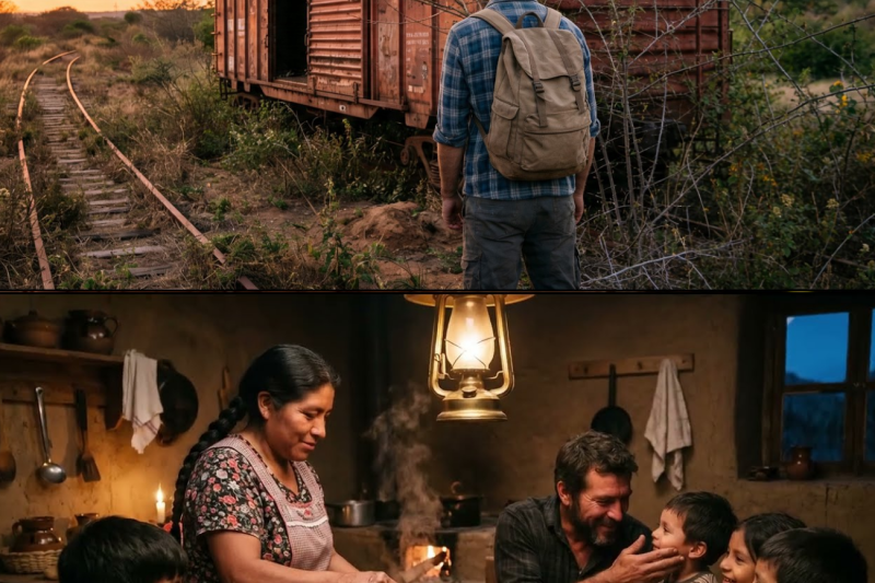 Expulsado de casa a los 18, solo con su Biblia… se refugia en un vagón abandonado y encuentra…