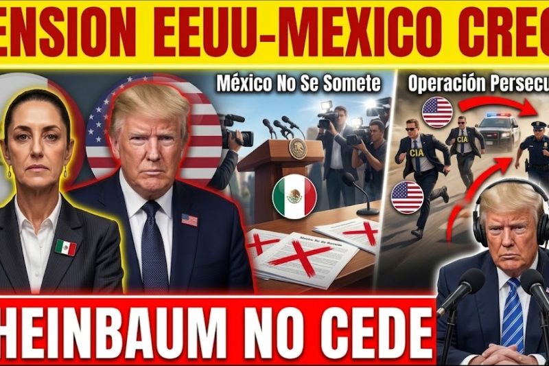 ¡México no se somete! La poderosa respuesta de Sheinbaum a las acusaciones de EE.UU.