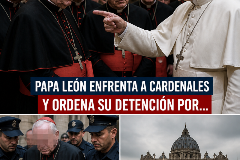 Cisma en el Vaticano: El Papa León XIV desenmascara la red de Epstein y ordena la detención de la cúpula eclesiástica