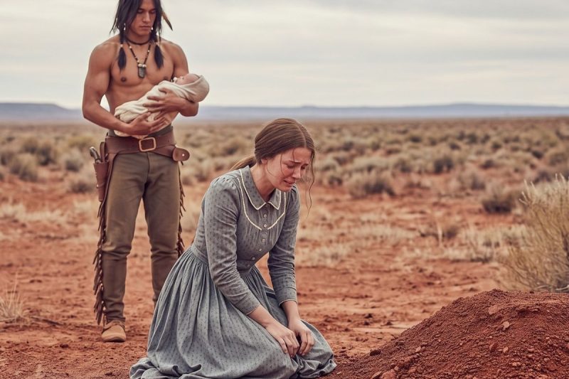 Ella lloraba junto a la tumba de su bebé… cuando un guerrero yaqui le trajo otro