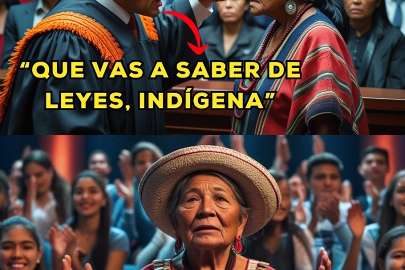 Mujer INDÍGENA es HUMILLADA por un JUEZ… y ella le da una LECCIÓN de leyes que lo deja en silencio