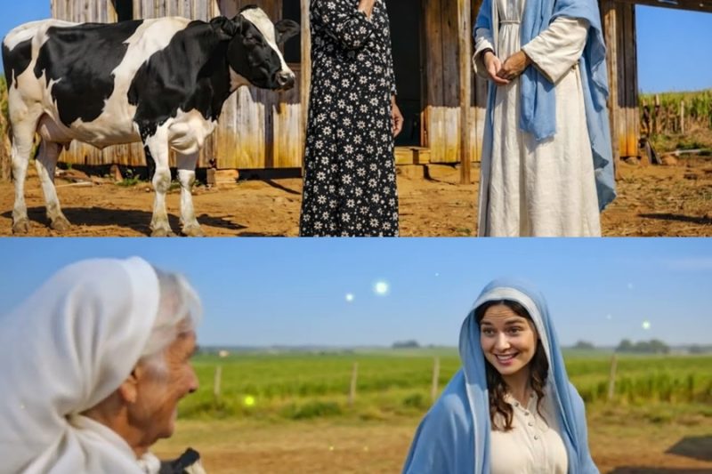 Ella iba a vender su única vaca… pero la Virgen María llegó y ocurrió el milagro.