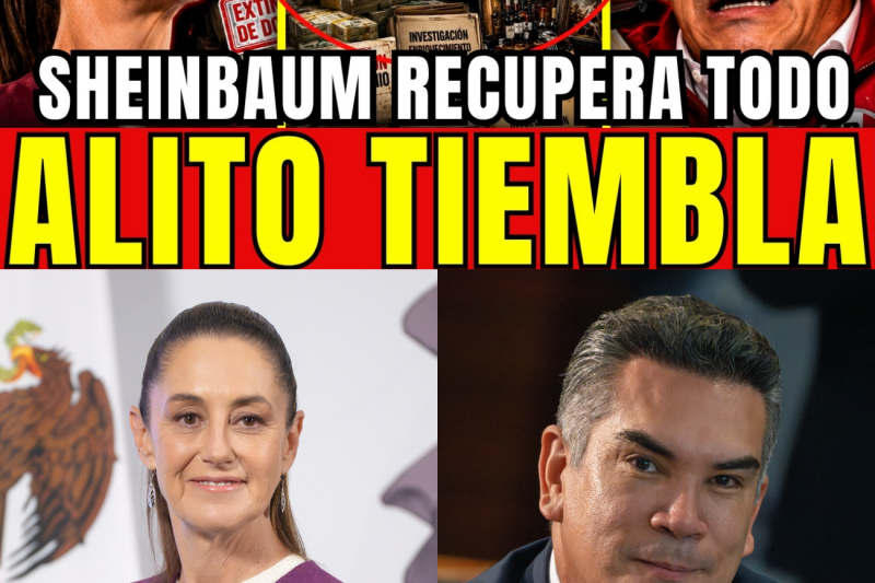 ¡Sheinbaum lo Acorrala! El Fin de la Impunidad y la Mansión de 300 Millones de Alito Moreno sin Escapatoria