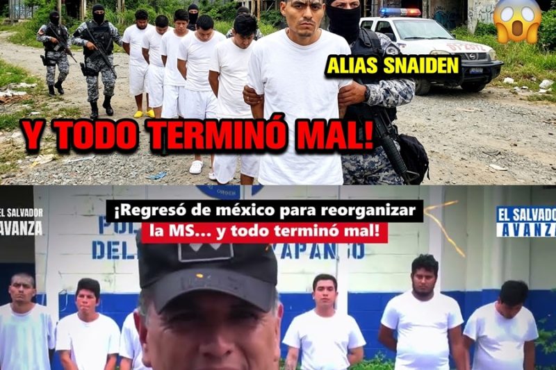 El fin de la ilusión criminal: Cayó alias “Sneiden”, el peligroso palabrero que regresó de México para reorganizar la Mara Salvatrucha en Ilopango y terminó acorralado por las fuerzas especiales