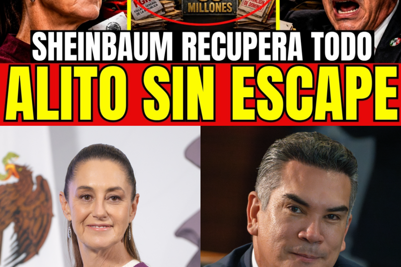 ¡Jaque Mate a la Impunidad! Claudia Sheinbaum Acorrala a Alito Moreno y Va por sus Mansiones sin Necesidad de Juicio