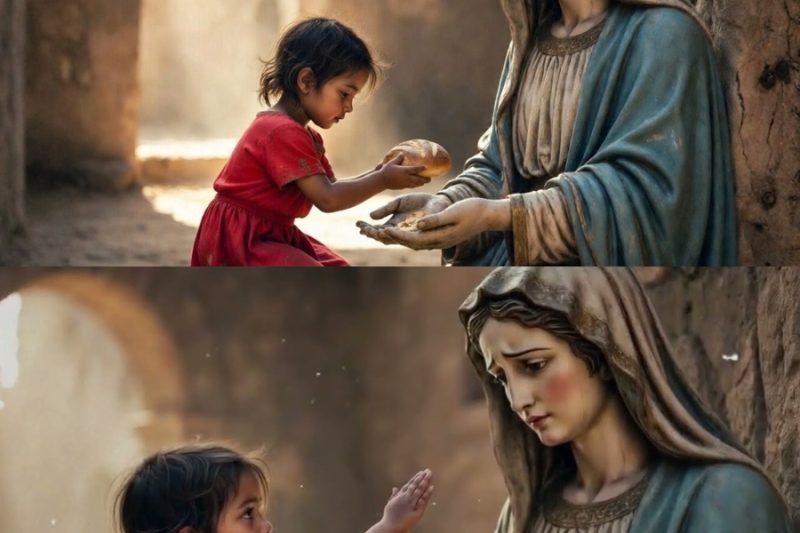 El milagro del pan en México: La conmovedora historia de la niña mendiga que alimentó a la Virgen María y salvó a su madre