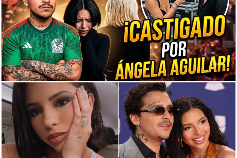 El castigo de Ángela Aguilar a Christian Nodal: Celos, prohibiciones y el gran escándalo detrás del Mundial 2026