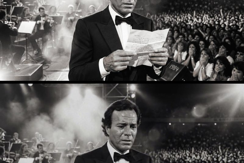 La Noche en que Julio Iglesias se Detuvo Frente a 3,000 Personas — La Carta que Rompió su Concierto
