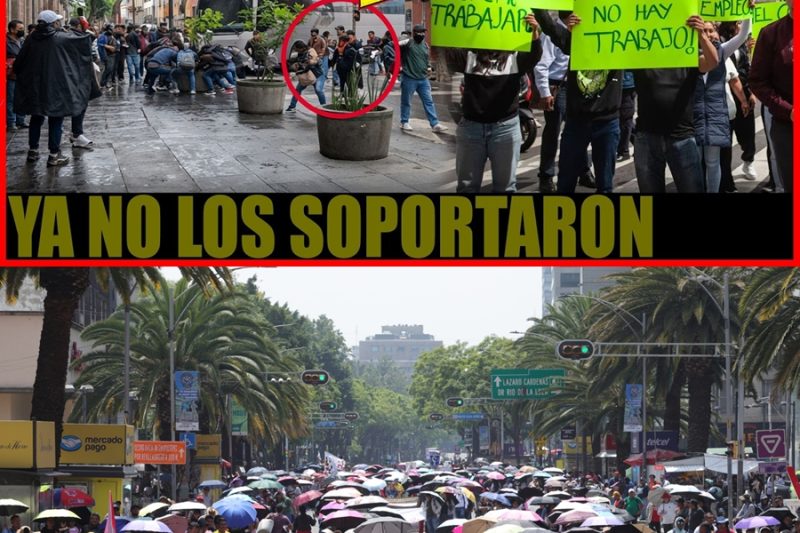 ¡Hartazgo total!: Comerciantes del Centro Histórico expulsan a la CNTE y Ayotzinapa a pedradas mientras se investiga financiamiento político de los plantones