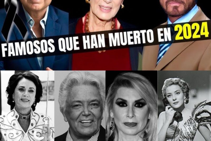 43 Famosos Fallecidos en 2024 y Que a lo mejor no Sabias