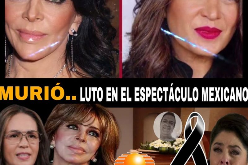 Luto en la televisión mexicana por la partida de Gustavo Cuasín y profunda preocupación por el estado de salud de Verónica Castro