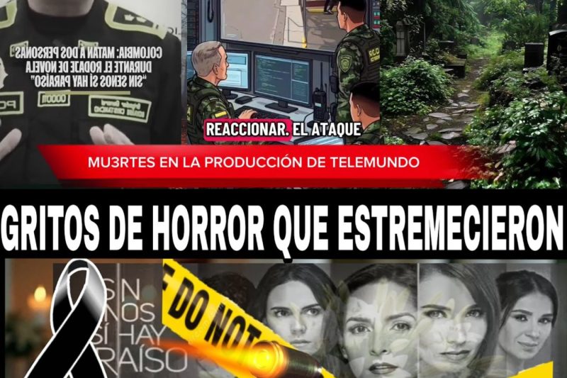 Tragedia en el set de televisión: Dos miembros de una producción son asesinados en plena grabación en Bogotá y el mundo del espectáculo se viste de luto