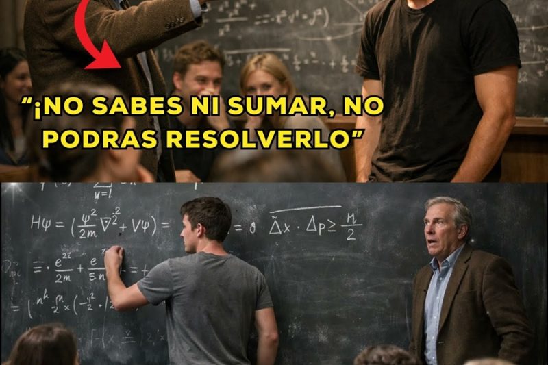 Profesor HUMILLA a un estudiante con un problema IMPOSIBLE… SIN saber que era un GENIO