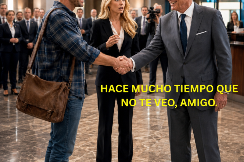 «La gente como tú no tiene lugar aquí», dijo el CEO… hasta que el presidente tomó su mano