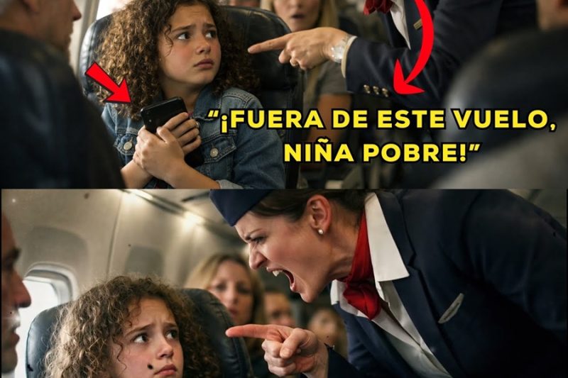 Azafata HUMILLA a una niña en pleno vuelo… SIN saber que era la HIJA del dueño