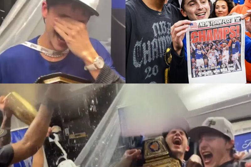 ¿Desprecio a Hollywood o autenticidad pura?: El alocado festejo de Timothée Chalamet con los Knicks que enciende las alarmas en la industria del cine