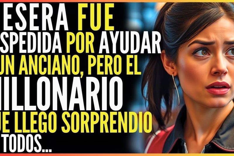 MESERA FUE DESPEDIDA Por AYUDAR a un ANCIANO, Pero el MILLONARIO Que LLEGÓ SORPRENDIÓ a TODOS