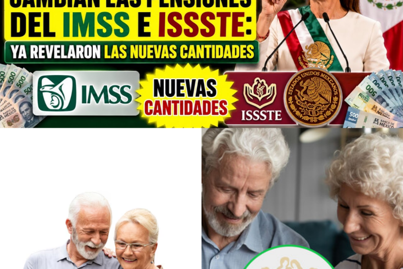 Gobierno Revela Montos Oficiales: Todo Sobre el Aumento Histórico a las Pensiones IMSS e ISSSTE en 2026
