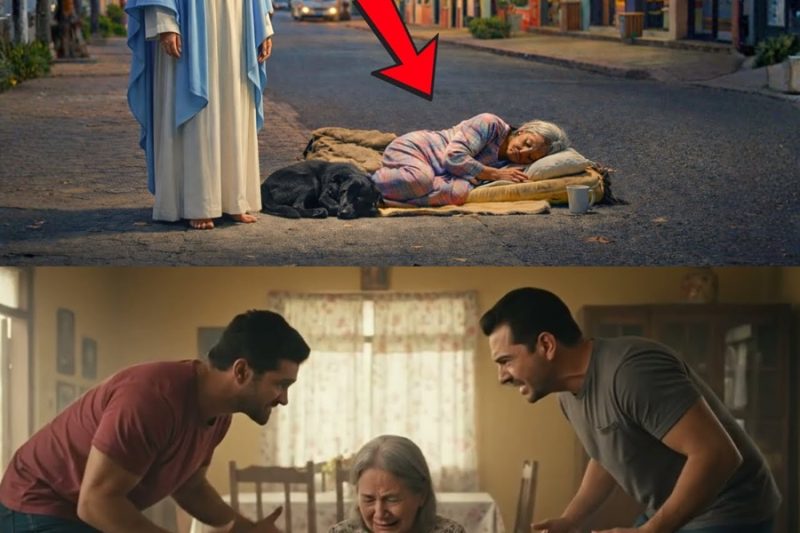  Una anciana de 70 años dormía todas las noches sobre un cartón viejo, pero la Virgen María la…