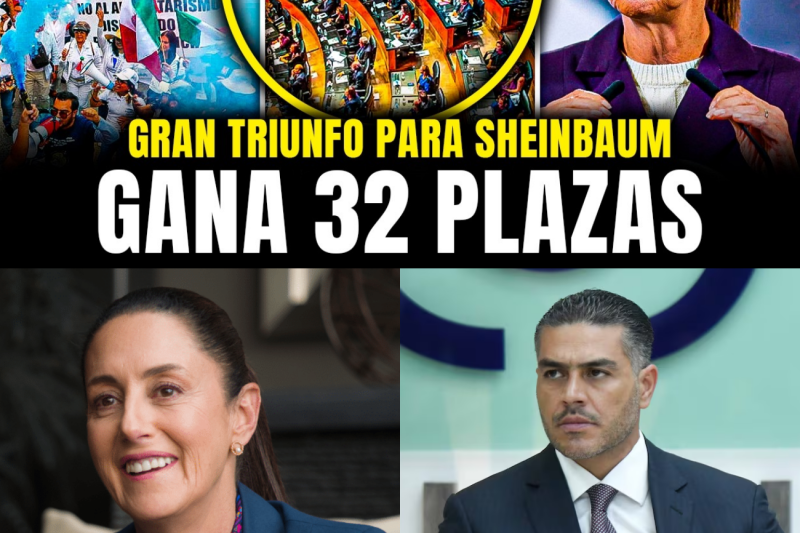 El Triunfo de la Reivindicación: Claudia Sheinbaum Arrasa en las 32 Plazas y Redefine el Rumbo de México