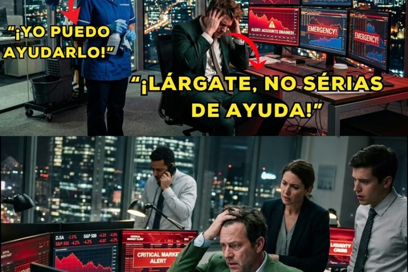 Multimillonario lo PERDIÓ Todo… HASTA que la Limpiadora que habia HUMILLADO lo SALVÓ