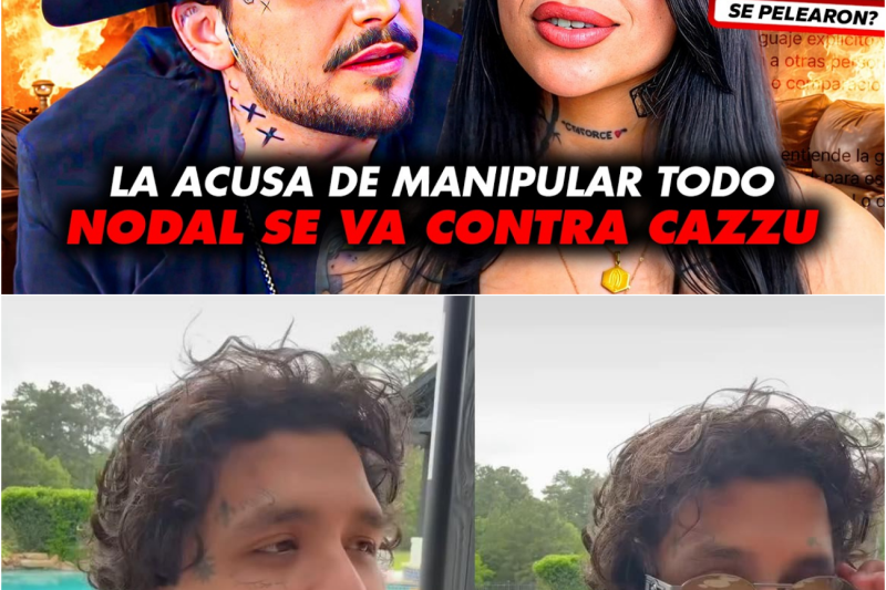 ¡Guerra sin Cuartel! Nodal Rompe el Silencio, Ataca a Cazzu y la Acusa de Usar a su Hija Inti para Victimizarse