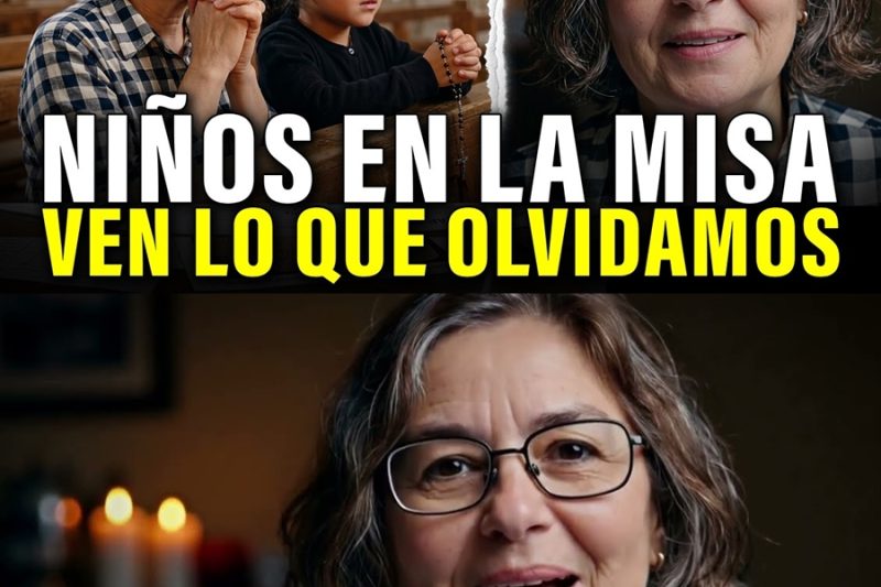 Mi hija de 4 años preguntó por el señor de ropa blanca detrás del padre: lo que eso me cambió