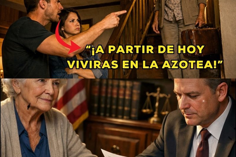 Hijo OBLIGA a su madre a vivir en la AZOTEA… SIN saber el secreto que ella tenía guardado