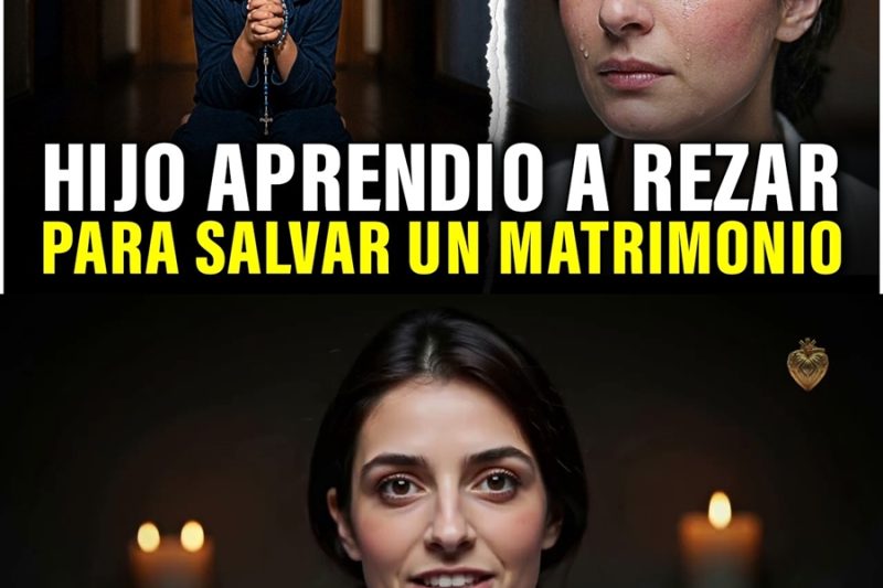 TESTIMONIO CATÓLICO: Mi hijo rezó el rosario solo por 1ª vez y salvó nuestro matrimonio esa noche