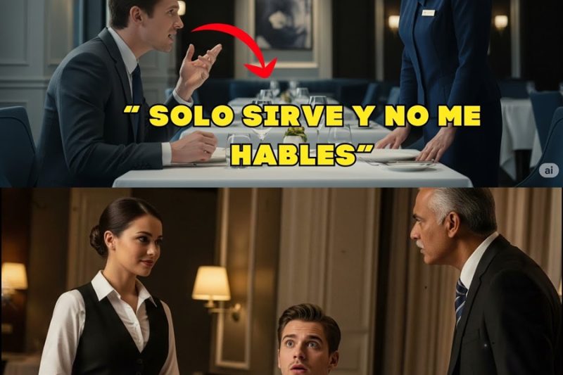 Cliente ARROGANTE HUMILLA a una MESERA… y termina siendo despedido al descubrir quién era