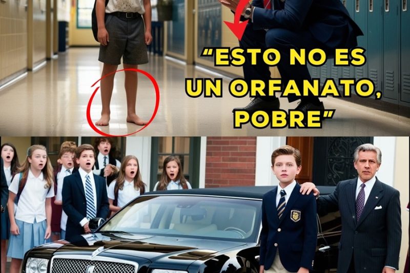 NIÑO es HUMILLADO por ir DESCALZO… y al día siguiente LLEGA en LIMOSINA –