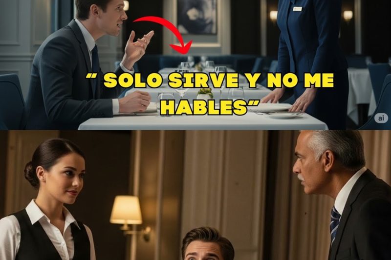 Cliente ARROGANTE HUMILLA a una MESERA… y termina siendo despedido al descubrir quién era