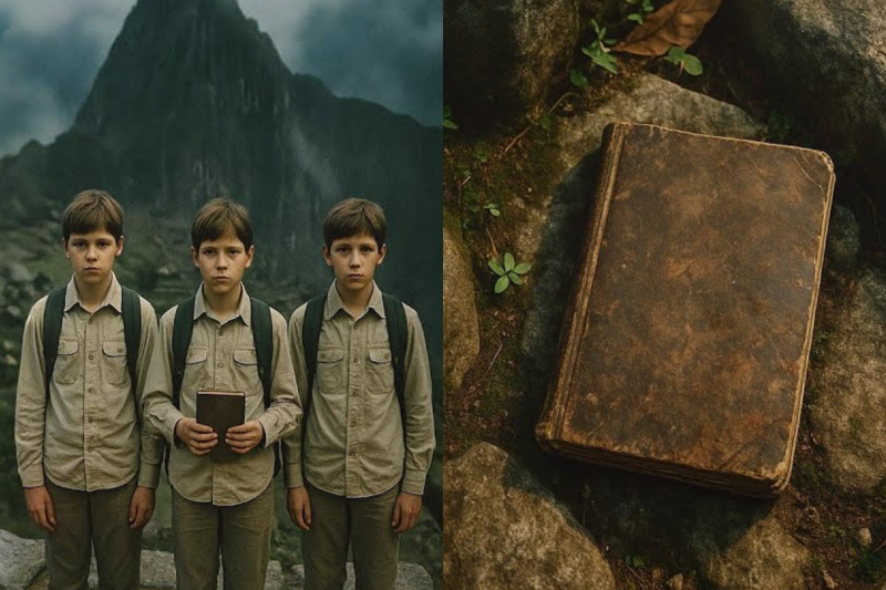 En 2001, trillizos desaparecen en Machu Picchu — 18 años después, un turista encuentra su diario.